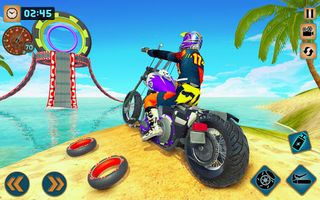 Fearless Beach Bike Stunts Rid - Screenshot 2