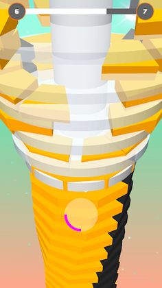 Neon Stack Blast : Smash Helix - Screenshot 2