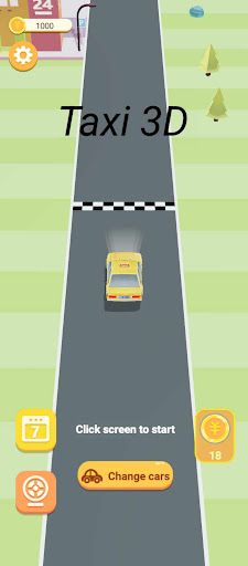 3D Taxi Driver - Screenshot 1