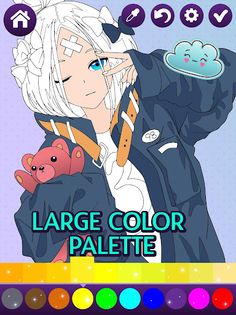 Anime Manga Coloring Book - Screenshot 1
