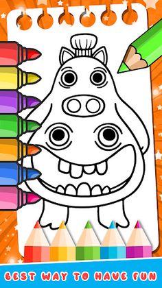 Garten in BanBan 4 Coloring - Screenshot 4