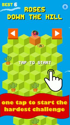 Roses drop - hardest game ever - Screenshot 1