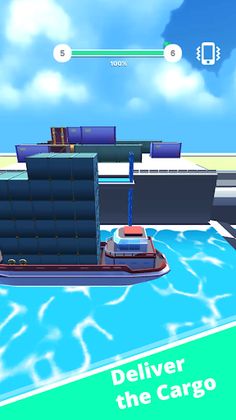 Cargo Ship - Boat Driving Game - Screenshot 4