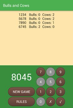 Bulls and Cows - Screenshot 3