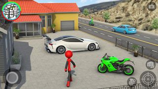 StickMan Rope Hero Spider Game - Screenshot 1