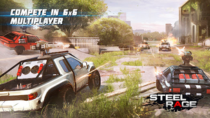 Steel Rage: Mech Cars PvP War - Screenshot 1
