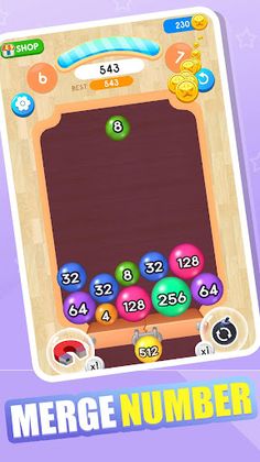 Wigi Ball - Merge 2048 - Screenshot 1