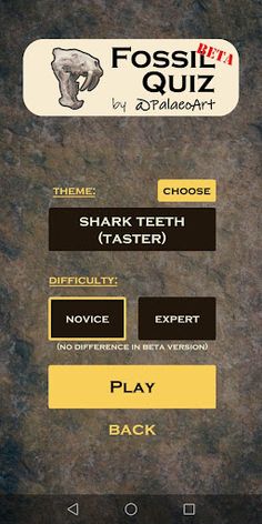 Fossil Quiz by PalaeoArt - Screenshot 2