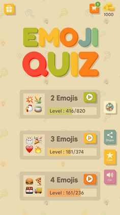 Emoji Quiz - Guess the emojis - Screenshot 1