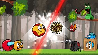 Red Hero Ball: Roller Ball 4 - Screenshot 1