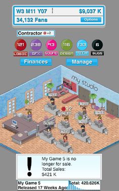 Game Studio Tycoon - Screenshot 3