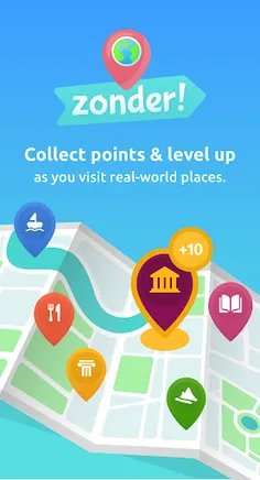 Zonder: Real-World Travel Game - Screenshot 1