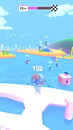 Water Ball Race 3D - Screenshot 3