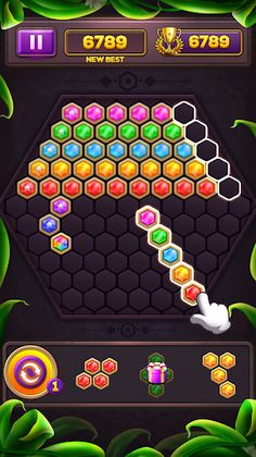 Hexa Jewel Puzzle - Screenshot 1