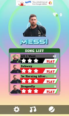 Messi Music Ball - Screenshot 1