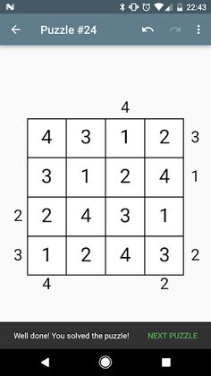Skyscrapers Number Puzzle - Screenshot 1
