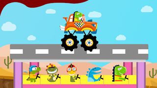 Dinosaurs Cars Ride on Hills - Screenshot 3