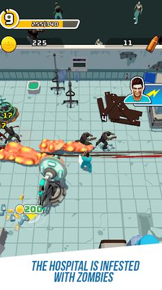 Hospital Zombie Defense - Screenshot 1