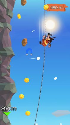 Rappelling Popular Flip Game - Screenshot 1