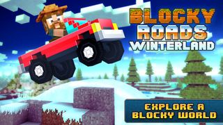 Blocky Roads Winterland - Screenshot 1
