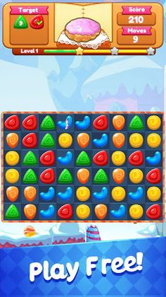 Cookie Crush Match - Jam Blast - Screenshot 2