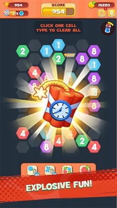 2048 Number: Merge Hexa Block - Screenshot 3
