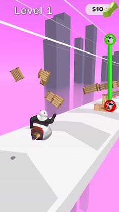 Momo Panda Race - Screenshot 1
