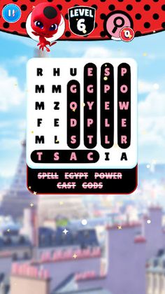 Lady-Bug Word Search - Screenshot 1