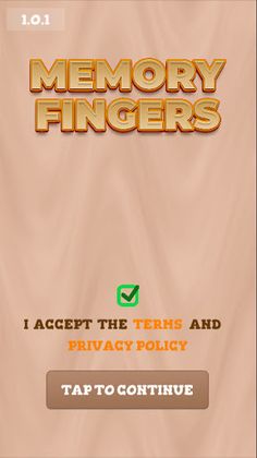 Memorize Fingers - Screenshot 1