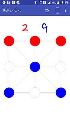 Fall In Line - tic tac toe V2 - Screenshot 2