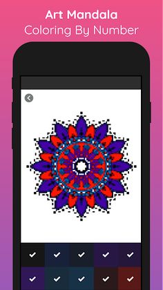 Art Mandala Pixel By Number - Screenshot 4