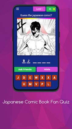 JAPANESE COMIC BOOK FAN QUIZ - Screenshot 1