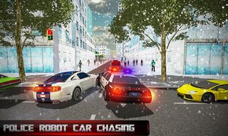 US Police Transform Robot Car - Screenshot 3