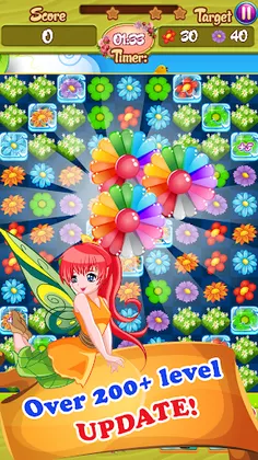 Flower Crush Match 3 - Screenshot 4