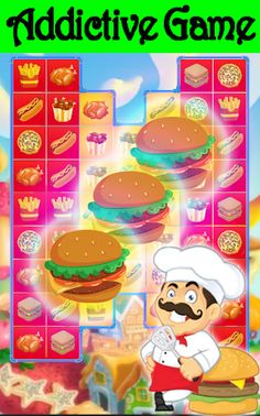 Hamburger Match 3 - Screenshot 2