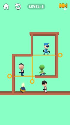 Swipe Puller : Catch the Thief - Screenshot 2