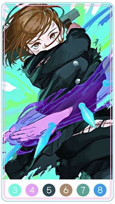 Jujutsu Kaisen Coloring Game - Screenshot 3