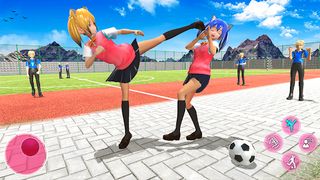 School Life Anime Girl Game 3D - Screenshot 1