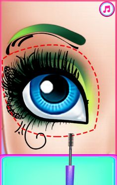 Princess Eye Makeup Artist Gam - Screenshot 4