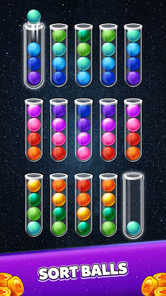 Woody Sort: Ball Sort Puzzle - Screenshot 1