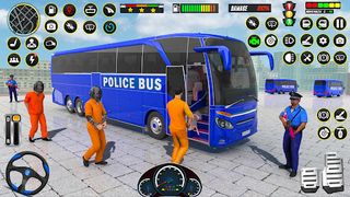 US Police Transporter Bus Game - Screenshot 1