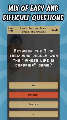 Grey's Anatomy Trivia Quiz - Screenshot 4
