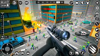 Stickman Sniper : Zombie Games - Screenshot 1