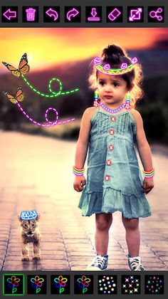 Glow Draw Photo Editor - Screenshot 1