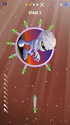 Knife Shot-Hitting To Roller - Screenshot 1