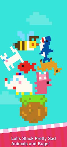 Pretty Sad Animal Tower - Easy - Screenshot 2