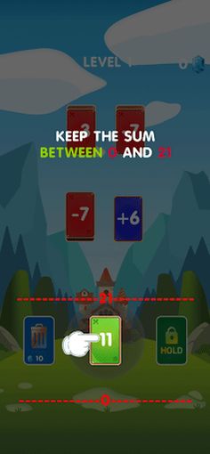 zero to 21 card - Screenshot 2