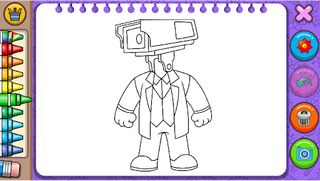 Cameraman Skibydi Draw & Paint - Screenshot 1