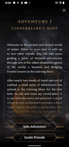 Mythion Adventures - Gamebook, - Screenshot 3