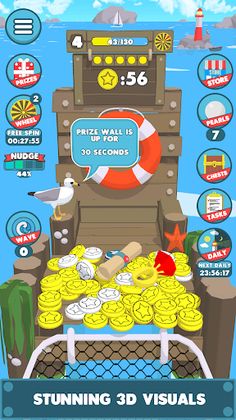 Treasure Marina - Coin Pusher - Screenshot 1